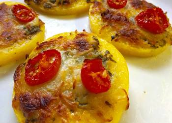 Best Recipe Mini Polenta Pizzas With Tomatoes And Pesto Delicious Perfect Best Recipe Mini Polenta Pizzas With Tomatoes And Pesto Delicious Perfect