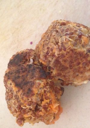 A picture of Sweet Potato Quinoa Balls.