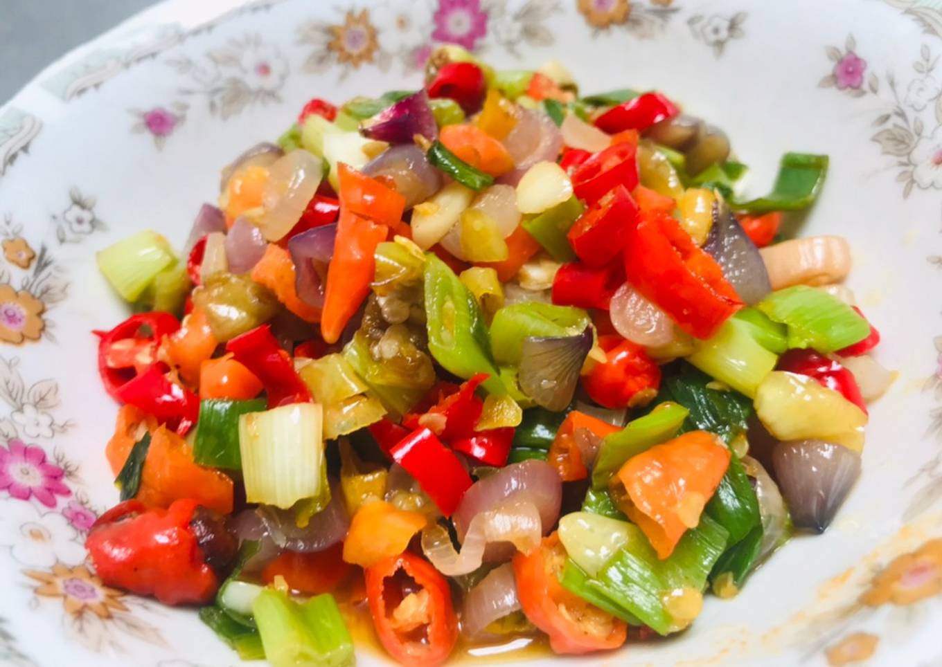 Tumis Bawang Merah Pedas viral