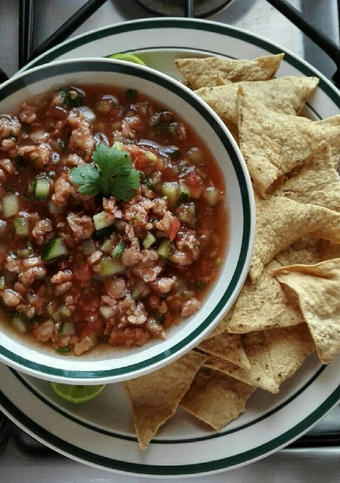 Una foto de Ceviche de soya