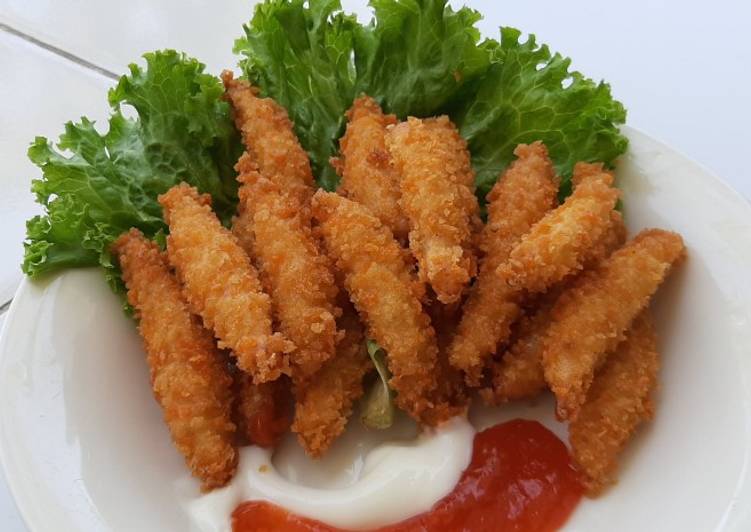 Langkah Mudah untuk Menyiapkan Stik kentang pedas krispy Anti Gagal