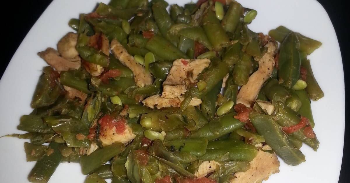 HCG diet meal 1: chicken and string beans Recipe by Lamiaa Abou-shady ...
