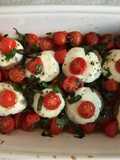 Cogumelos caprese