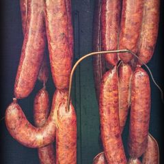 A picture of Cajun Smoked Duck Sausage.