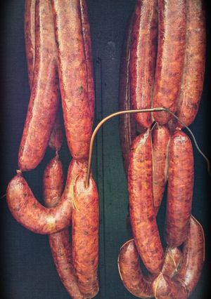 A picture of Cajun Smoked Duck Sausage.