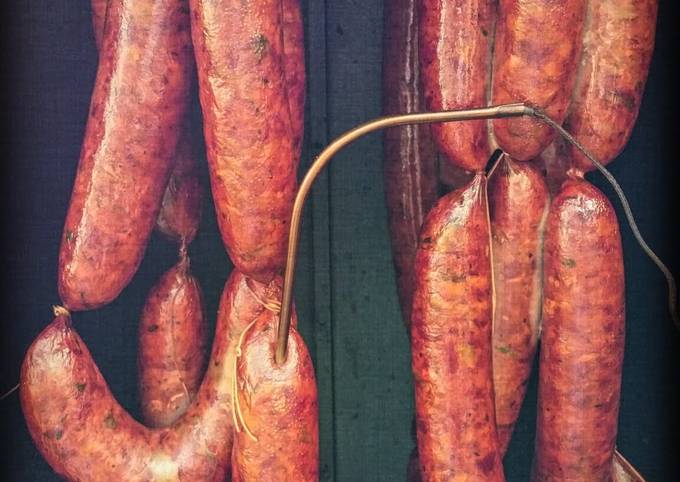 Cajun Smoked Duck Sausage