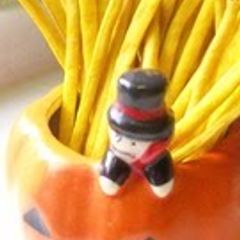 A picture of Happy Halloween! Kabocha Sticks.