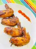 207. Sayap Ayam Panggang Madu Manis Pedas (air fryer)
