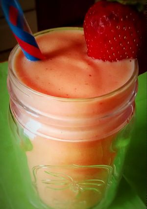 A picture of Summer on a Snowy Day Smoothie.