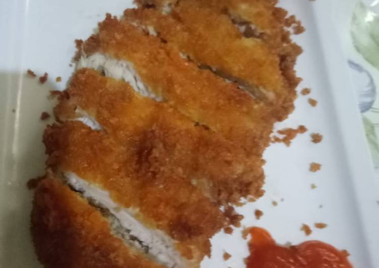 Chicken katsu simple