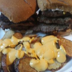 A picture of Cheesy Potatoes with a Triple.