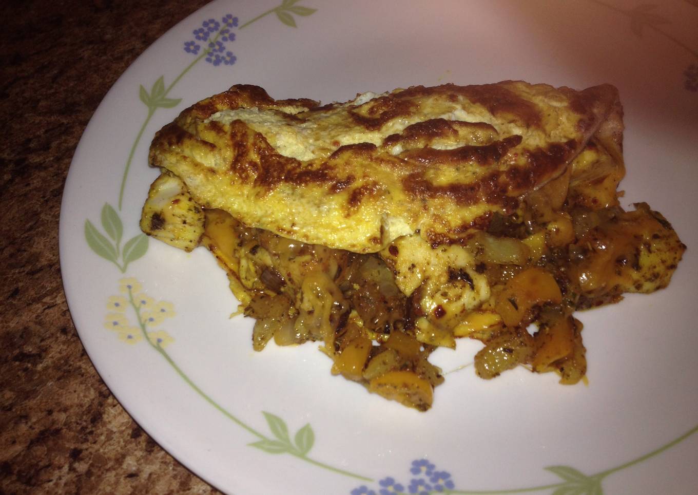 Adrian's Southern Tilapia Sunrise Omelette