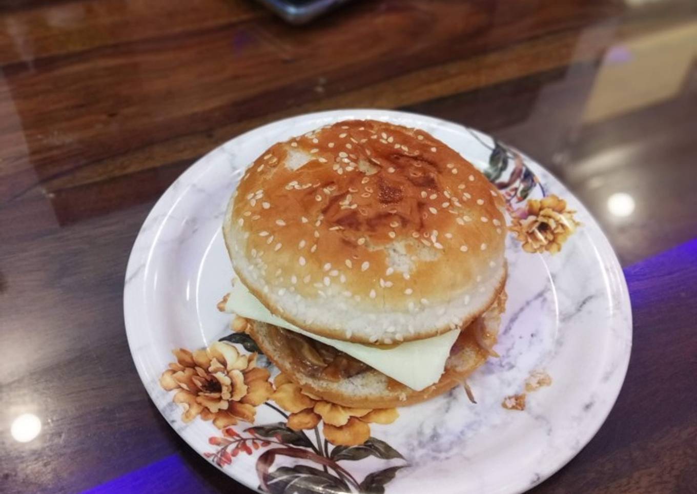 Aloo tikki burger