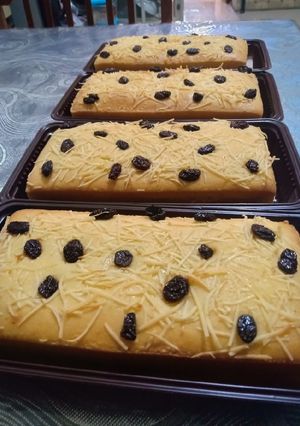 Foto resep Bolu Tape Keju Kismis