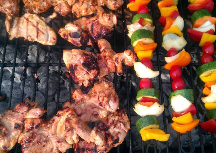 Step-by-Step Guide to Prepare Ultimate grilled chicken n&#39; veggies