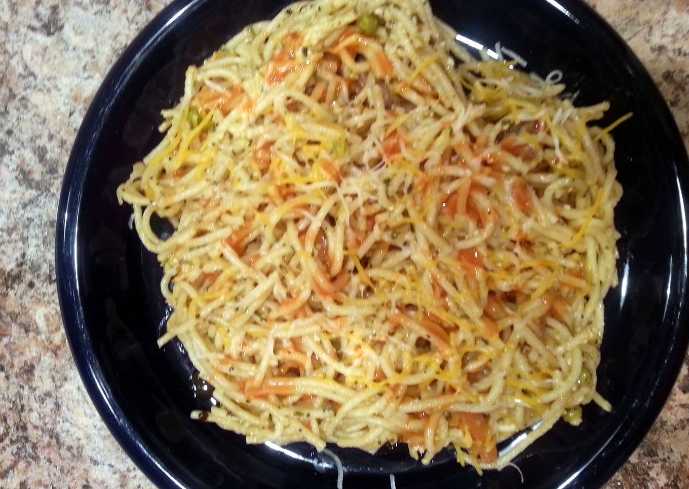 Garlicky Spaghetti
