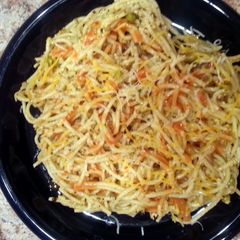 A picture of Garlicky Spaghetti.