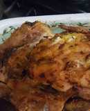 Pollo horneado al curry