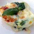 Baked Cheesy Egg With Basil Sauce