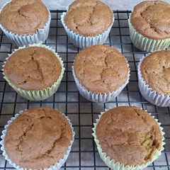 A picture of Sweet Potato Applesauce Muffins.