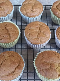 A picture of Sweet Potato Applesauce Muffins.