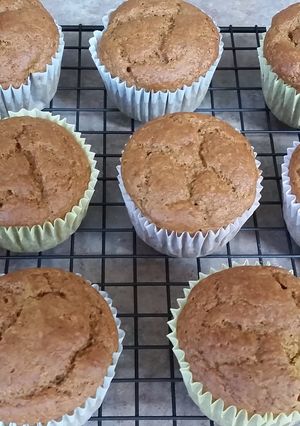 A picture of Sweet Potato Applesauce Muffins.