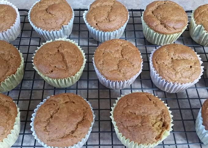 Sweet Potato Applesauce Muffins