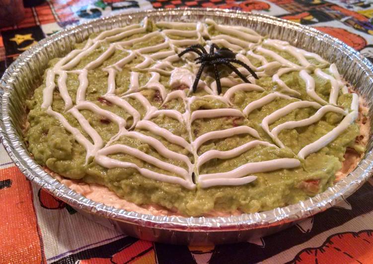 Step By Step Guide to Prepare Super Quick Homemade Spider Web Dip