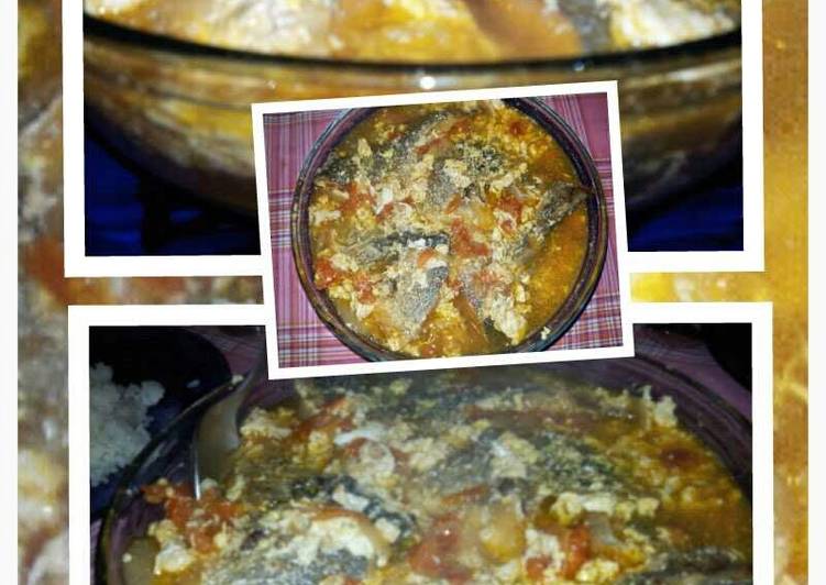 Recipe of Ultimate AMIEs SARCIADONG ISDA (fish with egg sauce)