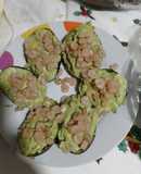 Aguacates rellenos de Gambas