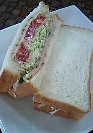 A picture of Hearty Cabbage Sandwich.