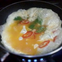 A picture of Fried eggs.