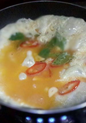 A picture of Fried eggs.