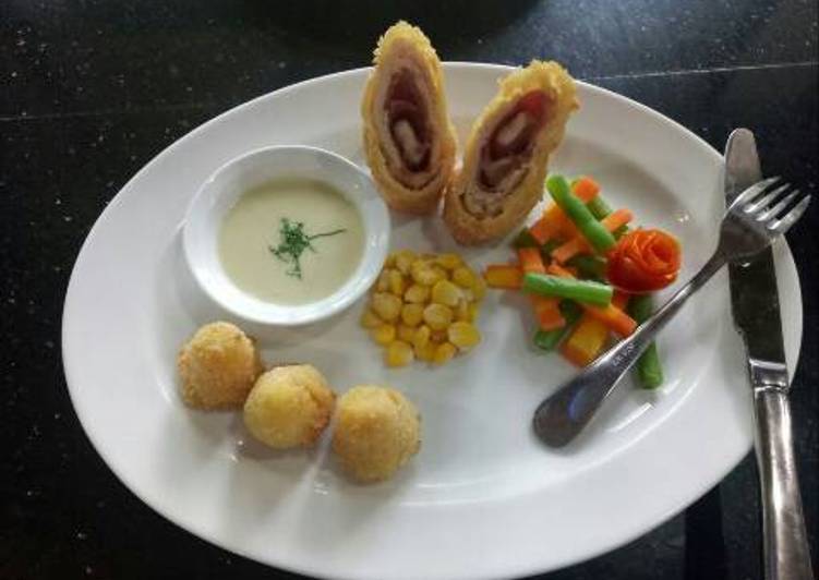 Resep Chicken cordon bleu, Bikin Ngiler