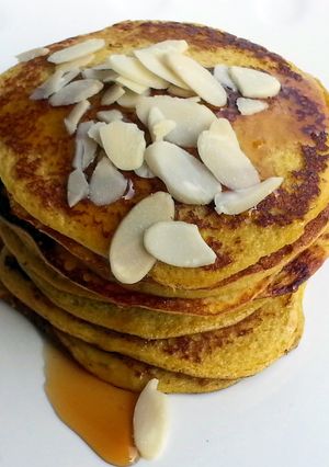A picture of Paleo Pancake/ Banana And Eggs.
