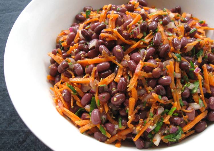 Recipe of Favorite Azuki &amp; Carrot Salad