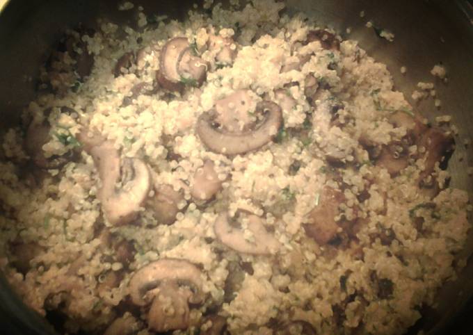 Easiest Way to Prepare Favorite Mushroom Quinoa