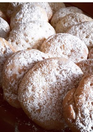A picture of Kahk (Egyptian Shortbread).