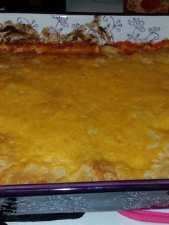 A picture of Buffalo Chicken Cresent Casserole.