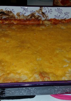 A picture of Buffalo Chicken Cresent Casserole.