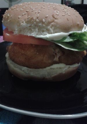 A picture of Breaded Chicken Burgers.