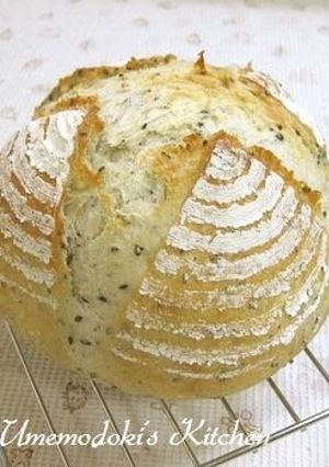 A picture of Pain de Campagne With Black Sesame Seeds.