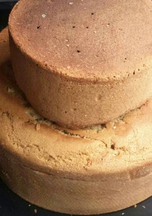 A picture of Two steps plain cake.