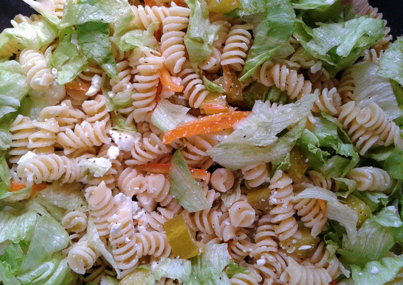Turkish cold pasta salad from T.