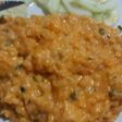 Risoto de frango com creme de leite