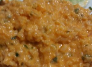 Foto de Risoto de frango com creme de leite
