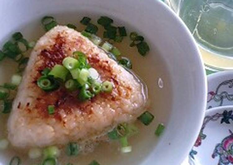 Recipe of Ultimate Western-Style Grilled Onigiri Chazuke