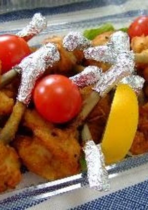 A picture of Fried Chicken Tulips.