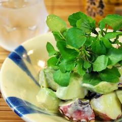 A picture of Avocado and Octopus Appetizer Salad.