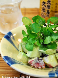 A picture of Avocado and Octopus Appetizer Salad.